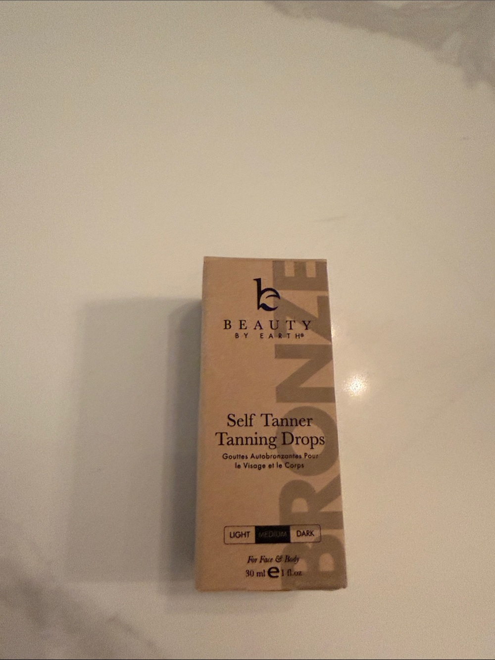 Beauty by Earth Self Tanner Tanning Drops — Light Shade